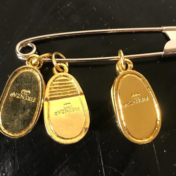 Firenza Baby Shoes 3 Shoe Charm Vtg Deadstock NWT Boy Girl Mothers day Gift Mom - Picture 4 of 5